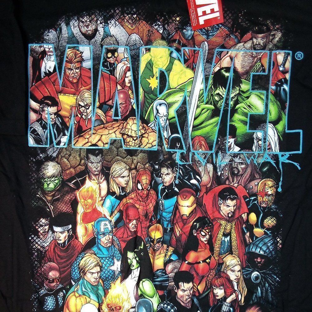 NWT Marvel Comics Mad Engine T-Shirt